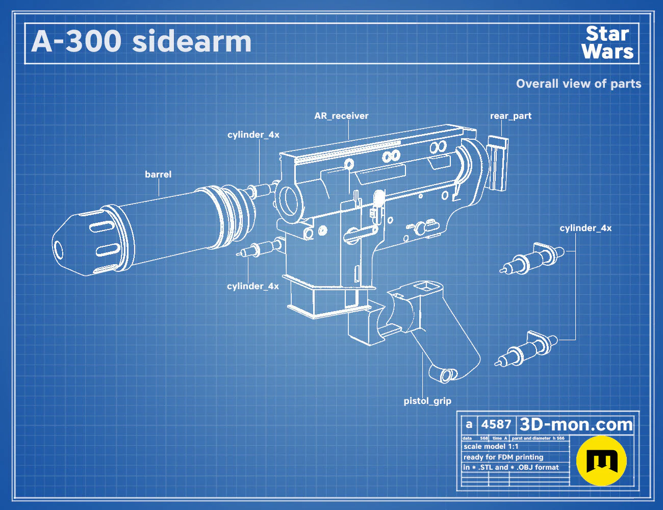 A-300 Blaster Pistol - Image 3