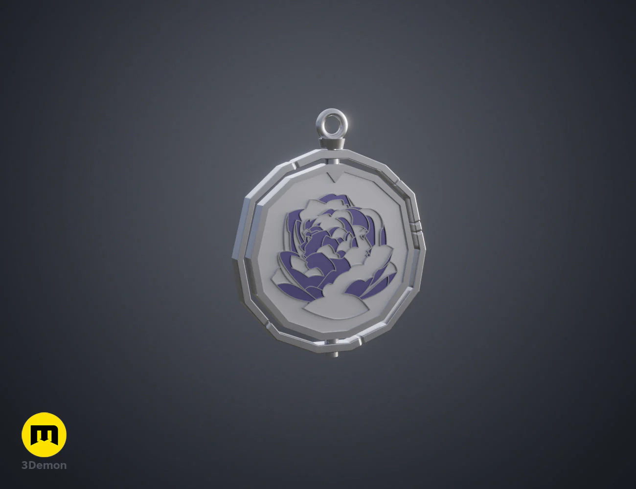 Arcane Blue Rose - Powder and Ekko Pendant - Image 11