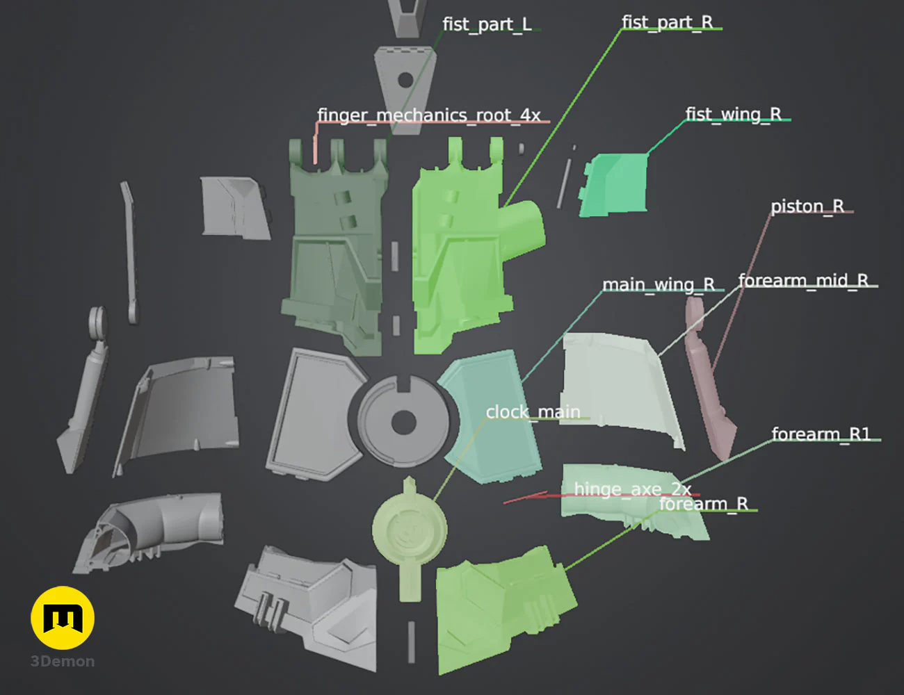Arcane Vi Mechanical Gauntlet - Image 3