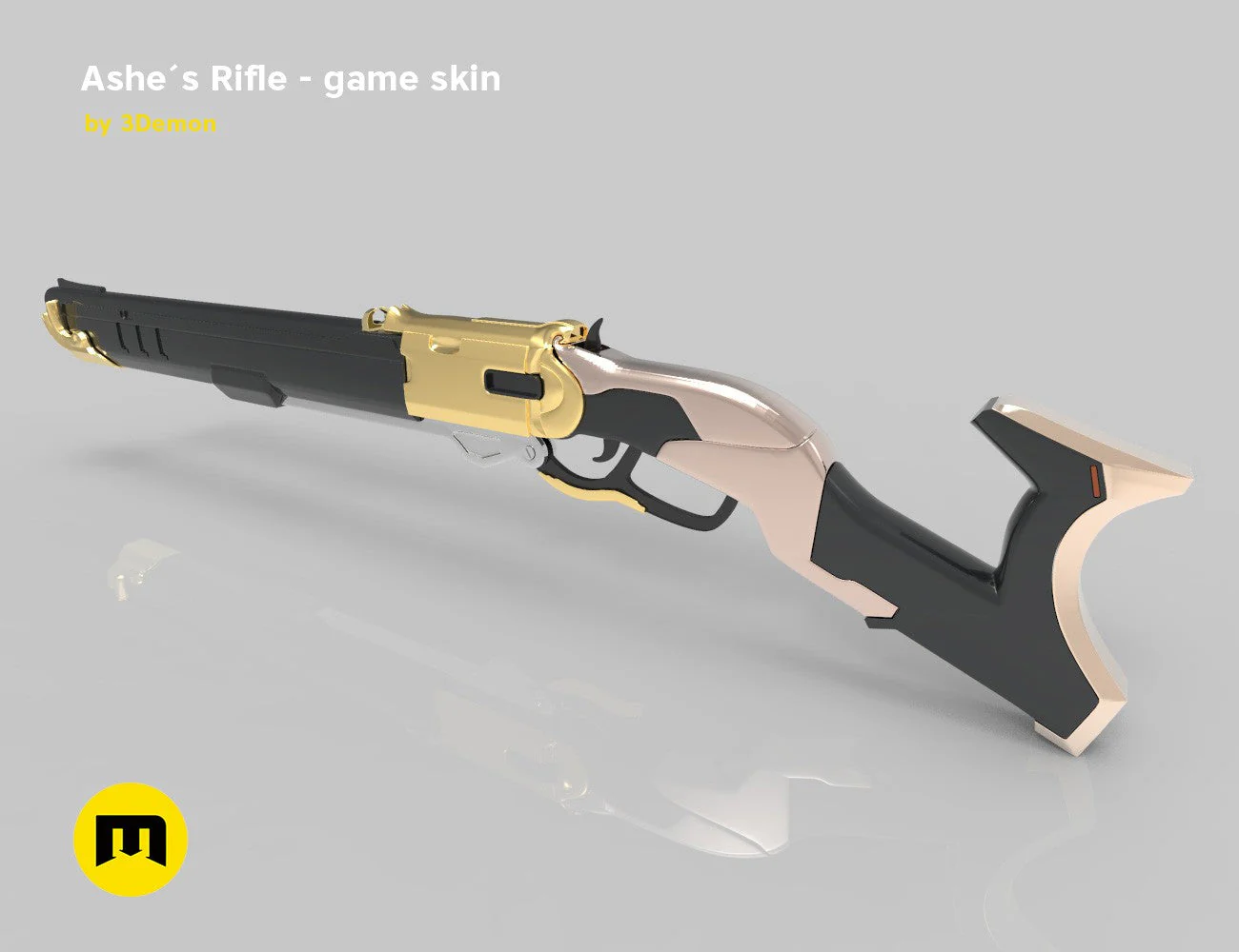Ashe Rifle Overwatch - In-game version - Image 2
