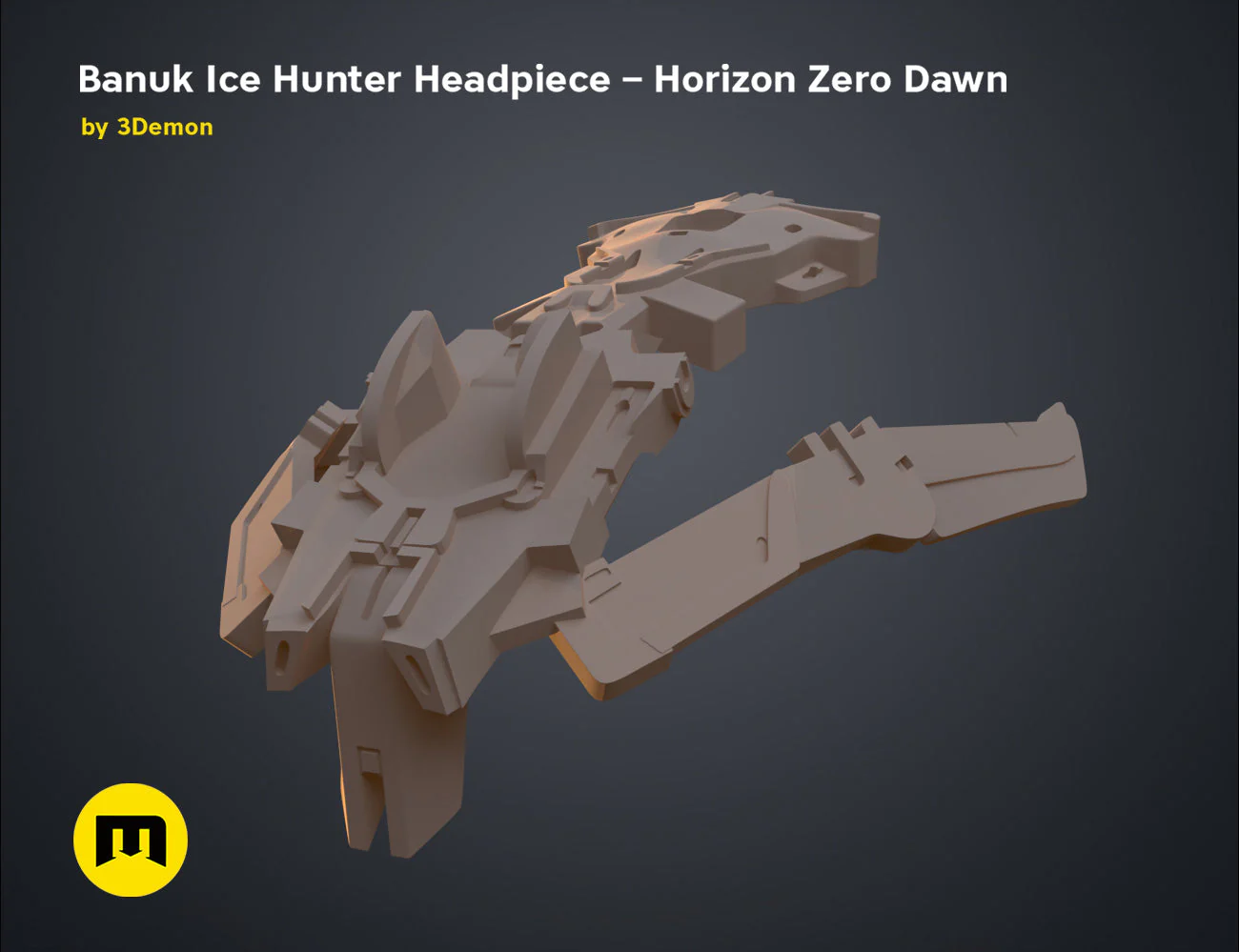 Banuk Ice Hunter Headpiece – Horizon Zero Dawn - Image 10