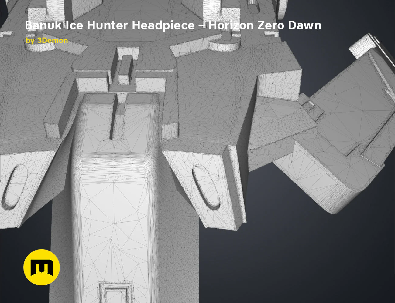 Banuk Ice Hunter Headpiece – Horizon Zero Dawn - Image 15
