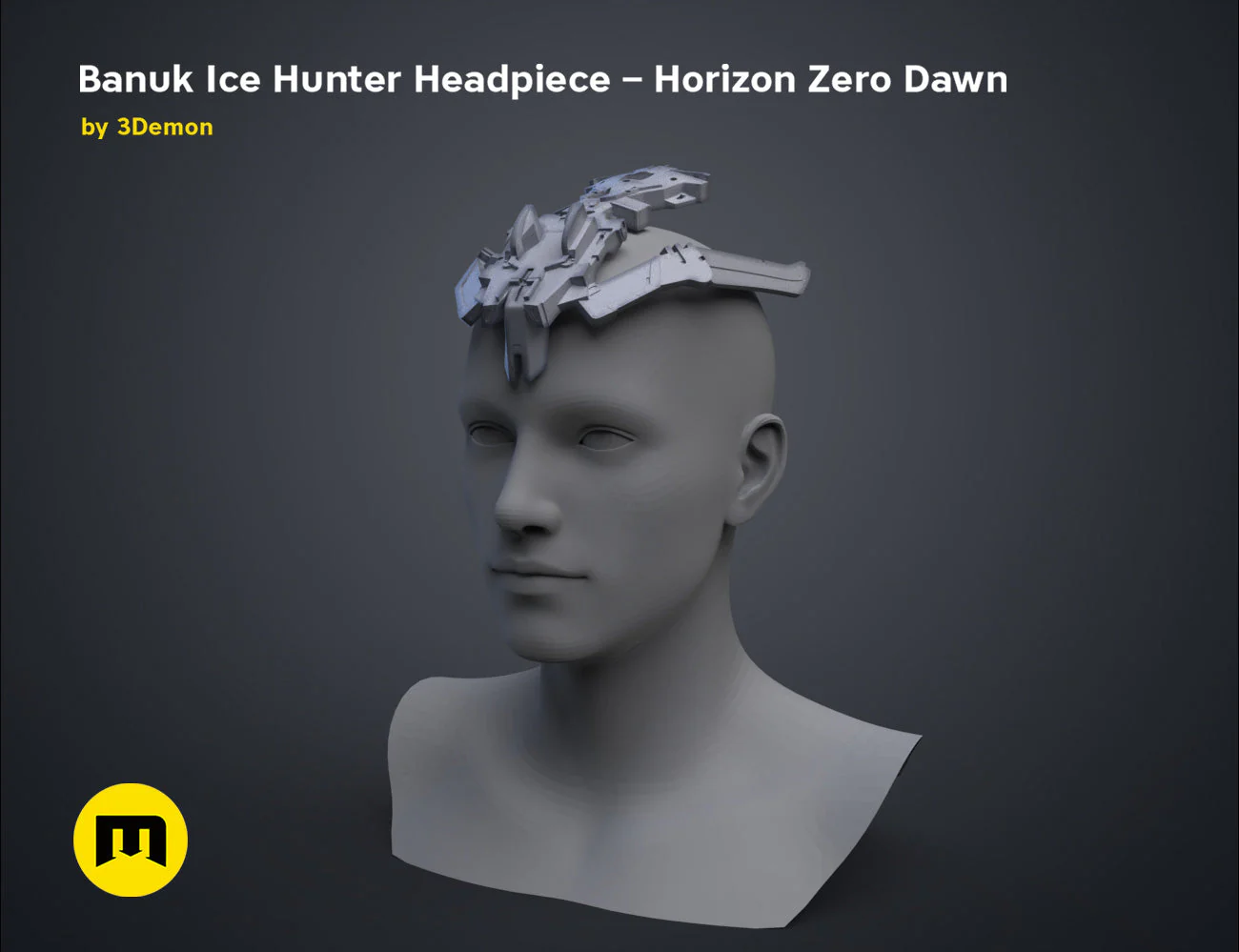Banuk Ice Hunter Headpiece – Horizon Zero Dawn - Image 2