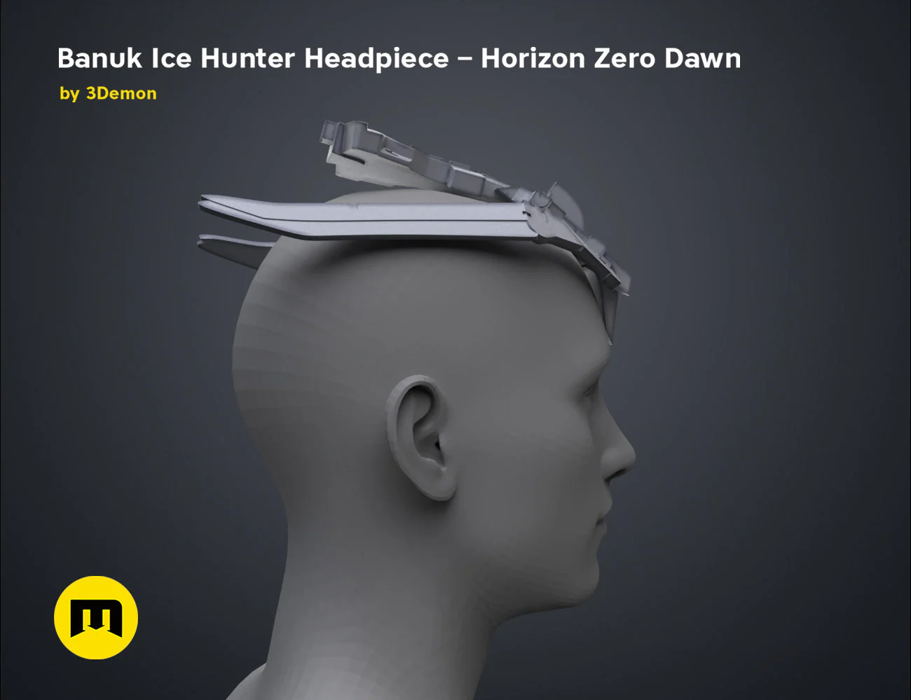 Banuk Ice Hunter Headpiece – Horizon Zero Dawn - Image 24