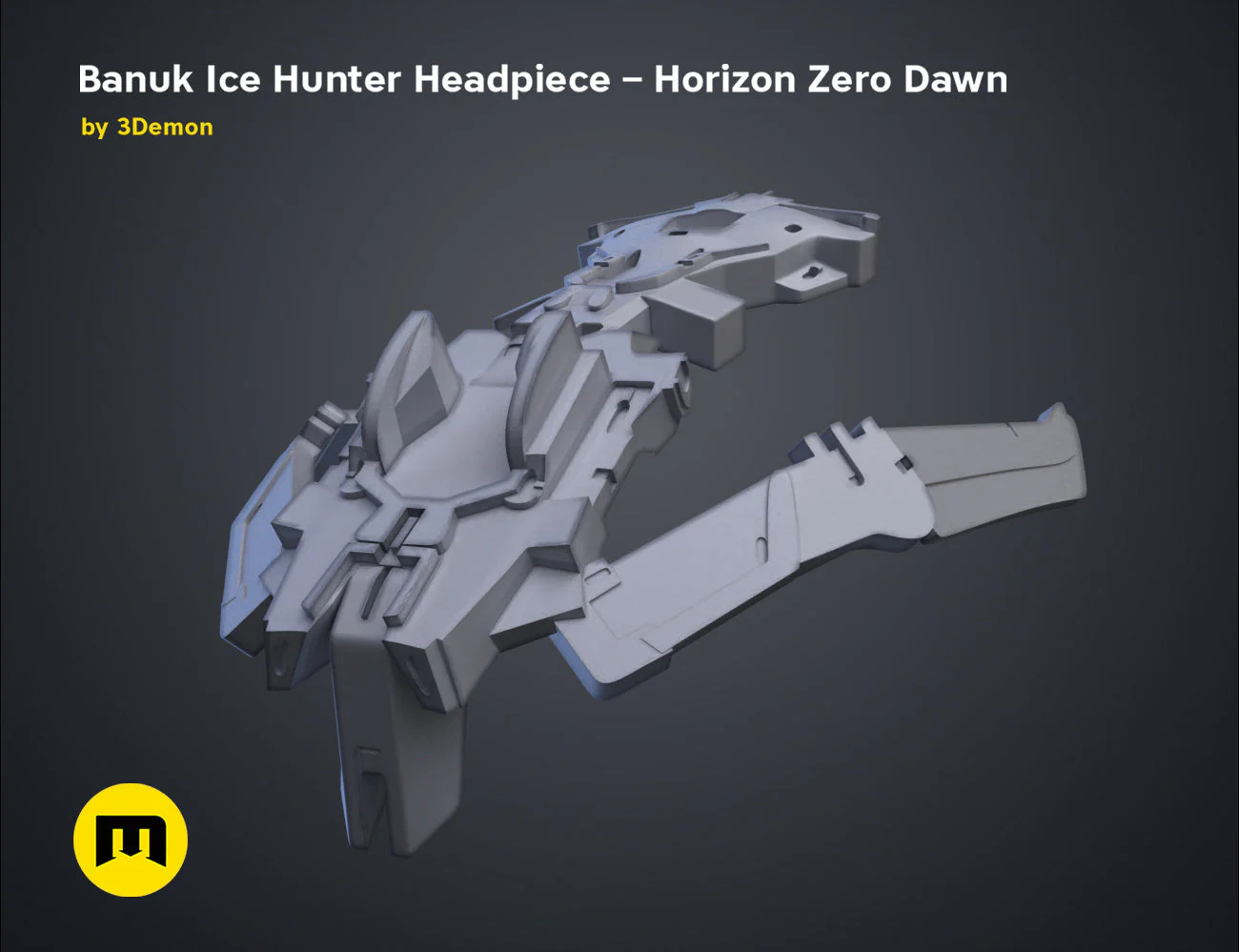 Banuk Ice Hunter Headpiece – Horizon Zero Dawn - Image 4