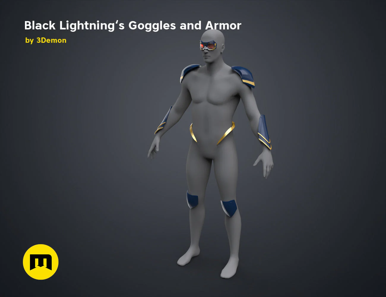 Black Lightning — Goggles and Armor - Image 2