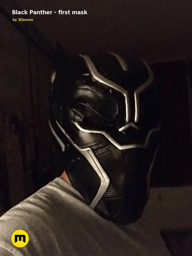Black Panther Civil War mask - Image 3