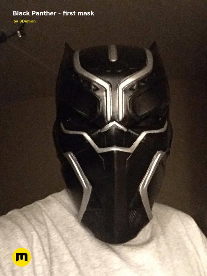 Black Panther Civil War mask - Image 4