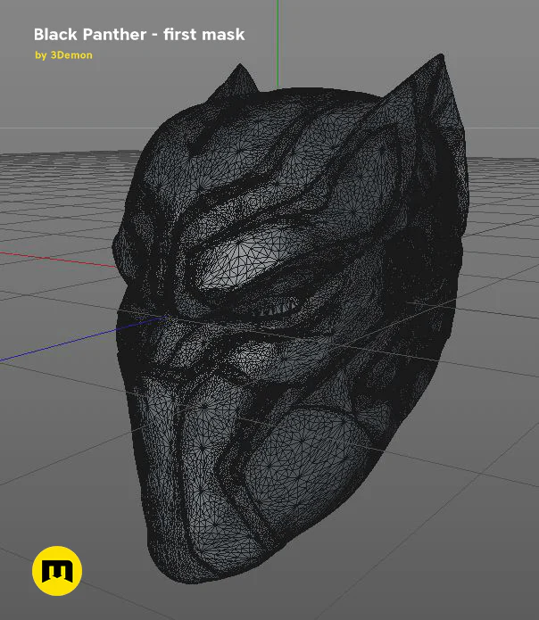 Black Panther Civil War mask - Image 6