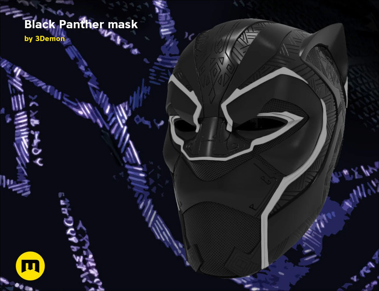 Black Panther mask - Image 4