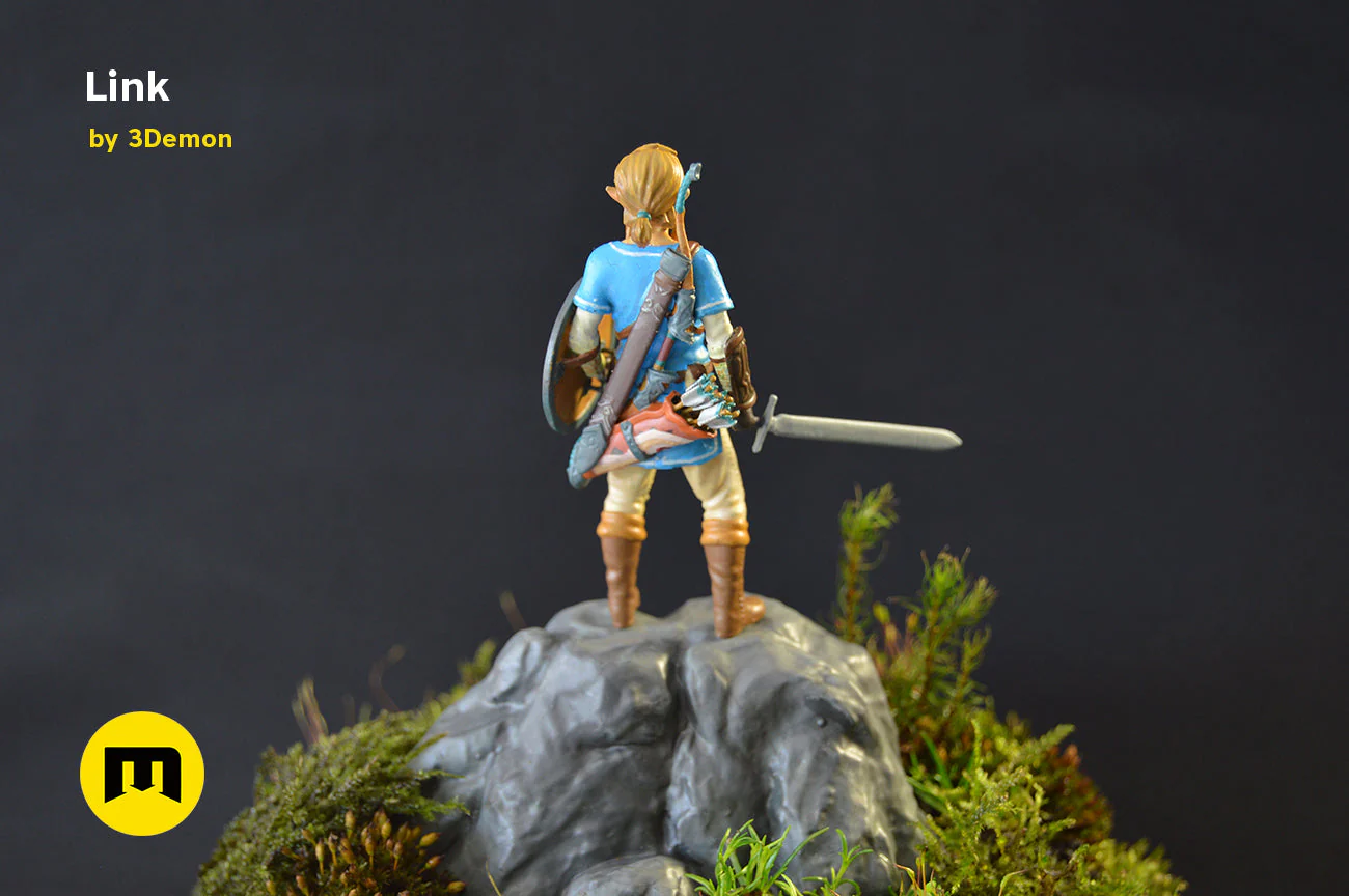 BOTW Link Mossarium Figure - Image 15
