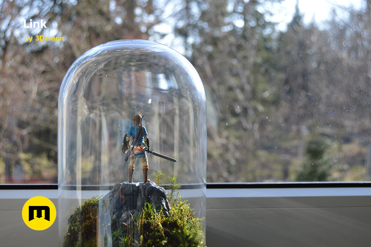 BOTW Link Mossarium Figure - Image 3