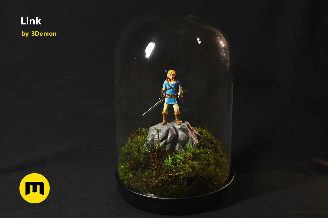 BOTW Link Mossarium Figure - Image 5