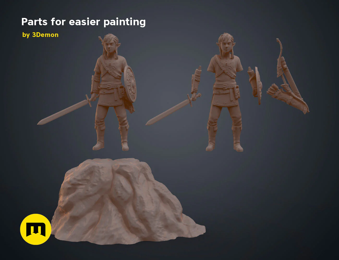 BOTW Link Mossarium Figure - Image 7