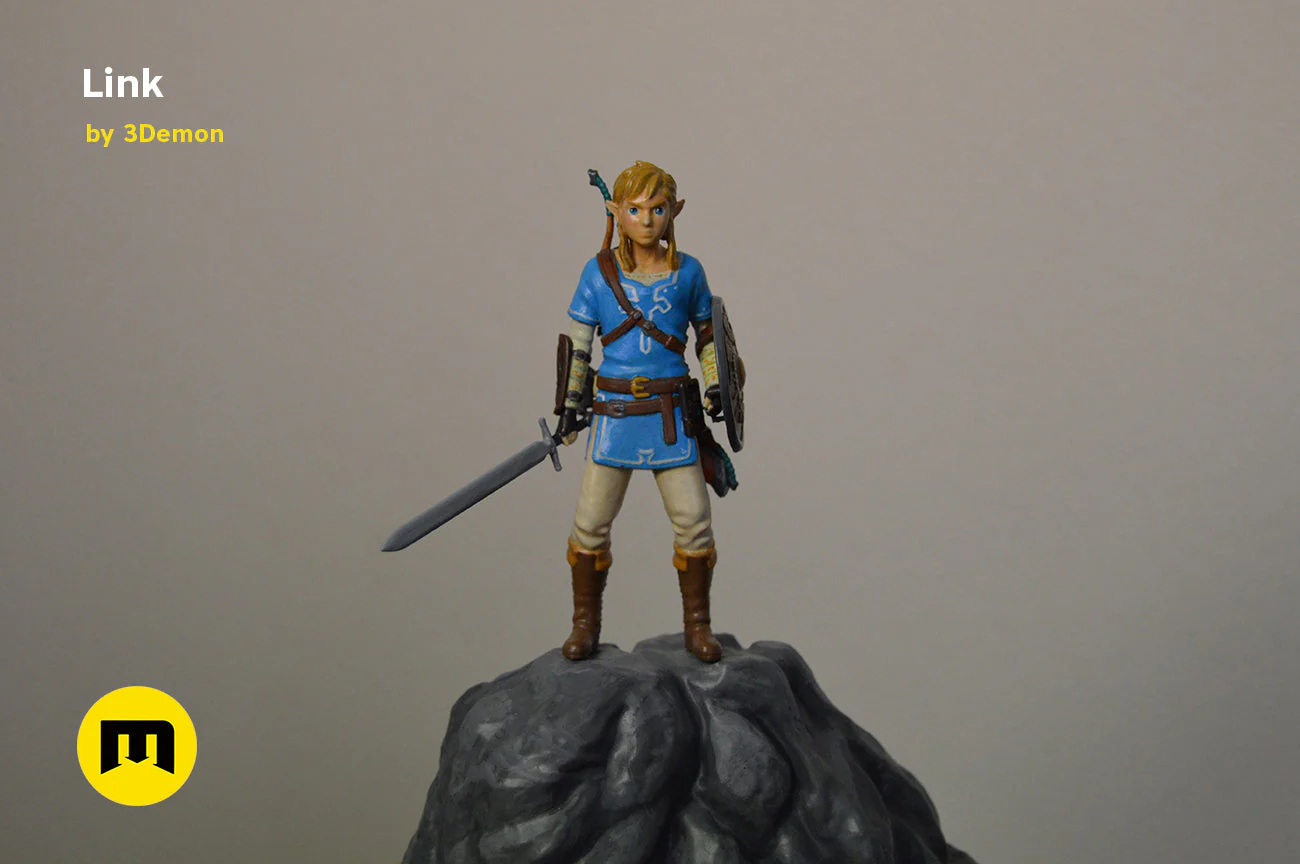BOTW Link Mossarium Figure - Image 9