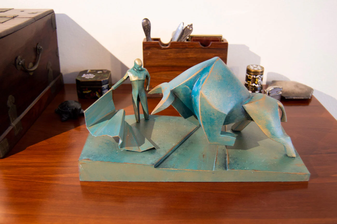 Dune Bull Statue - Bullfighter