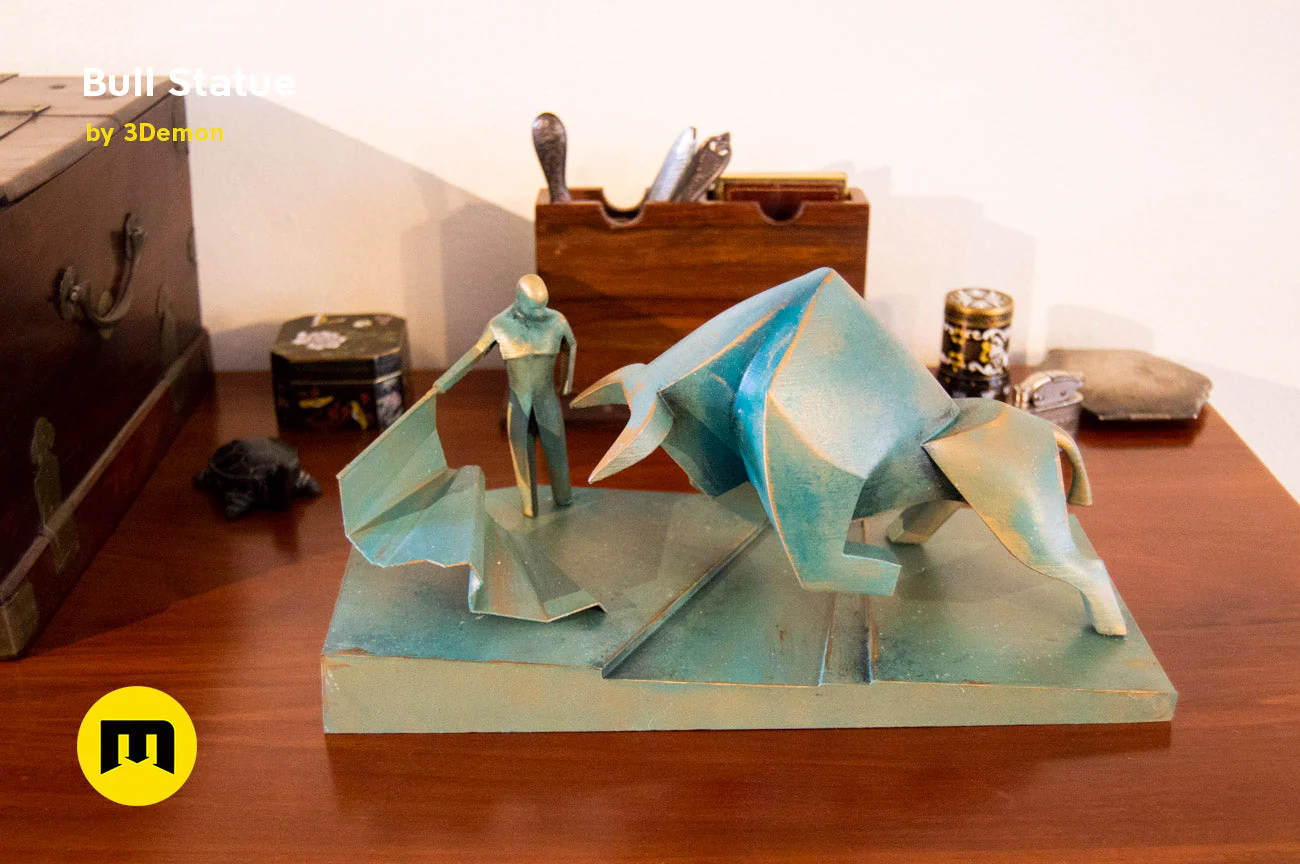 Dune Bull Statue - Bullfighter - Image 2