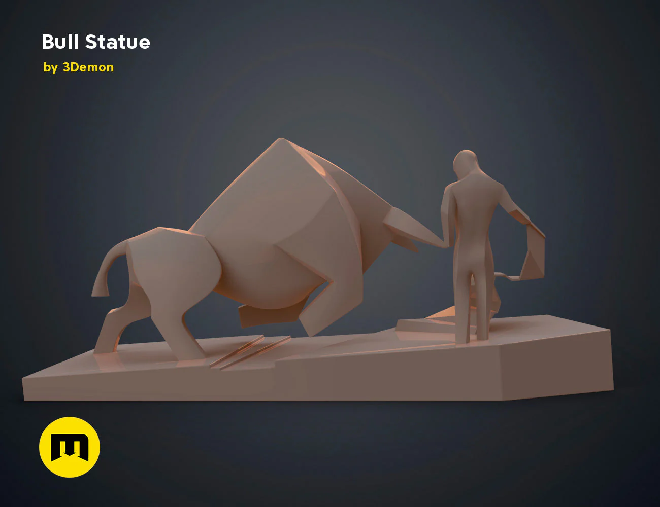 Dune Bull Statue - Bullfighter - Image 35
