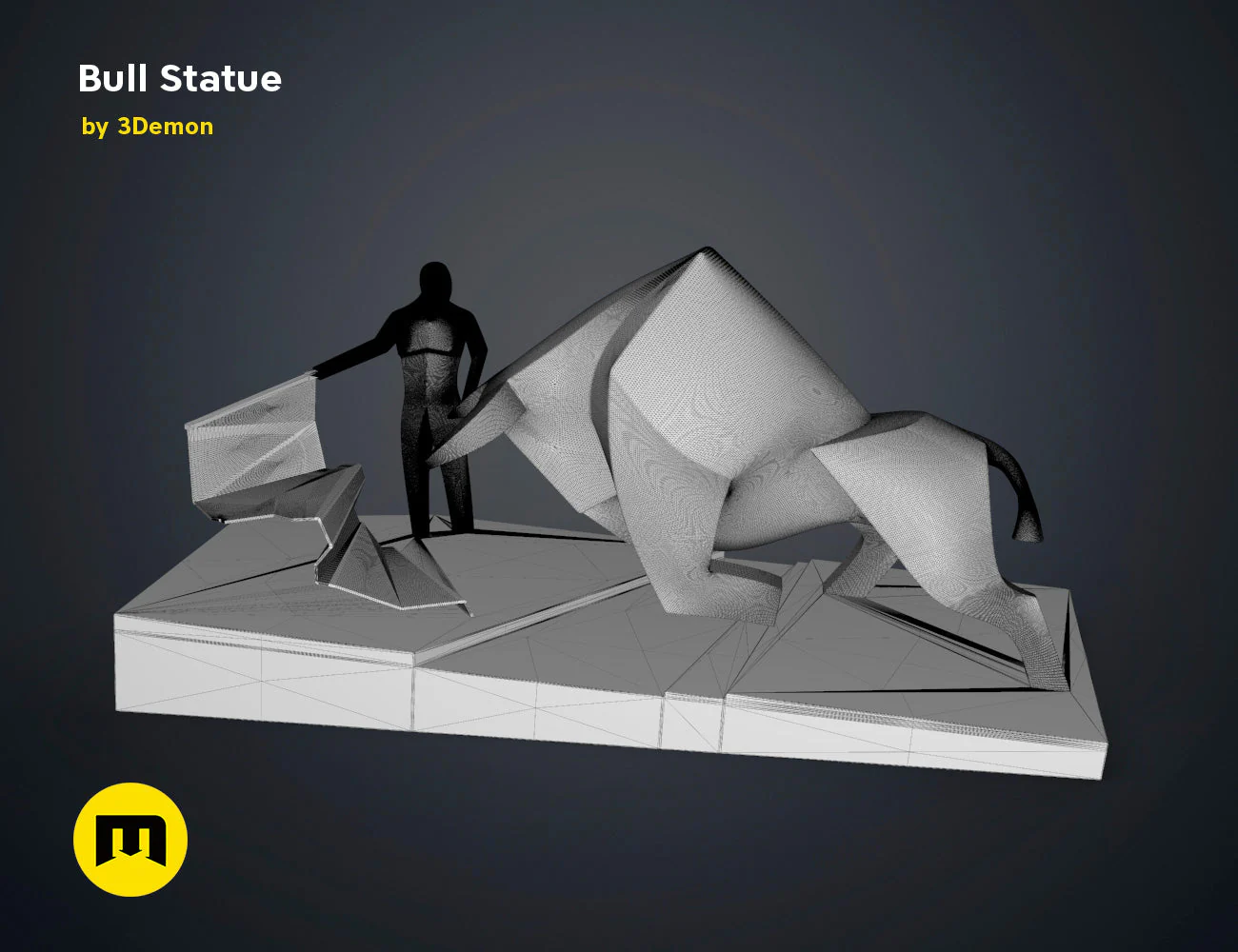 Dune Bull Statue - Bullfighter - Image 36