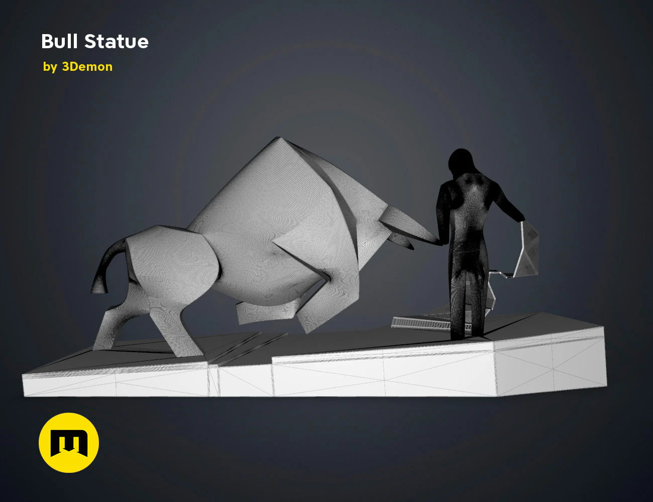 Dune Bull Statue - Bullfighter - Image 37