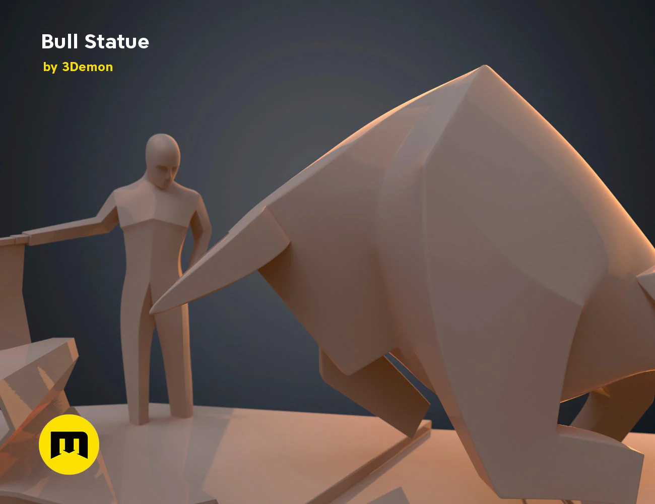 Dune Bull Statue - Bullfighter - Image 38