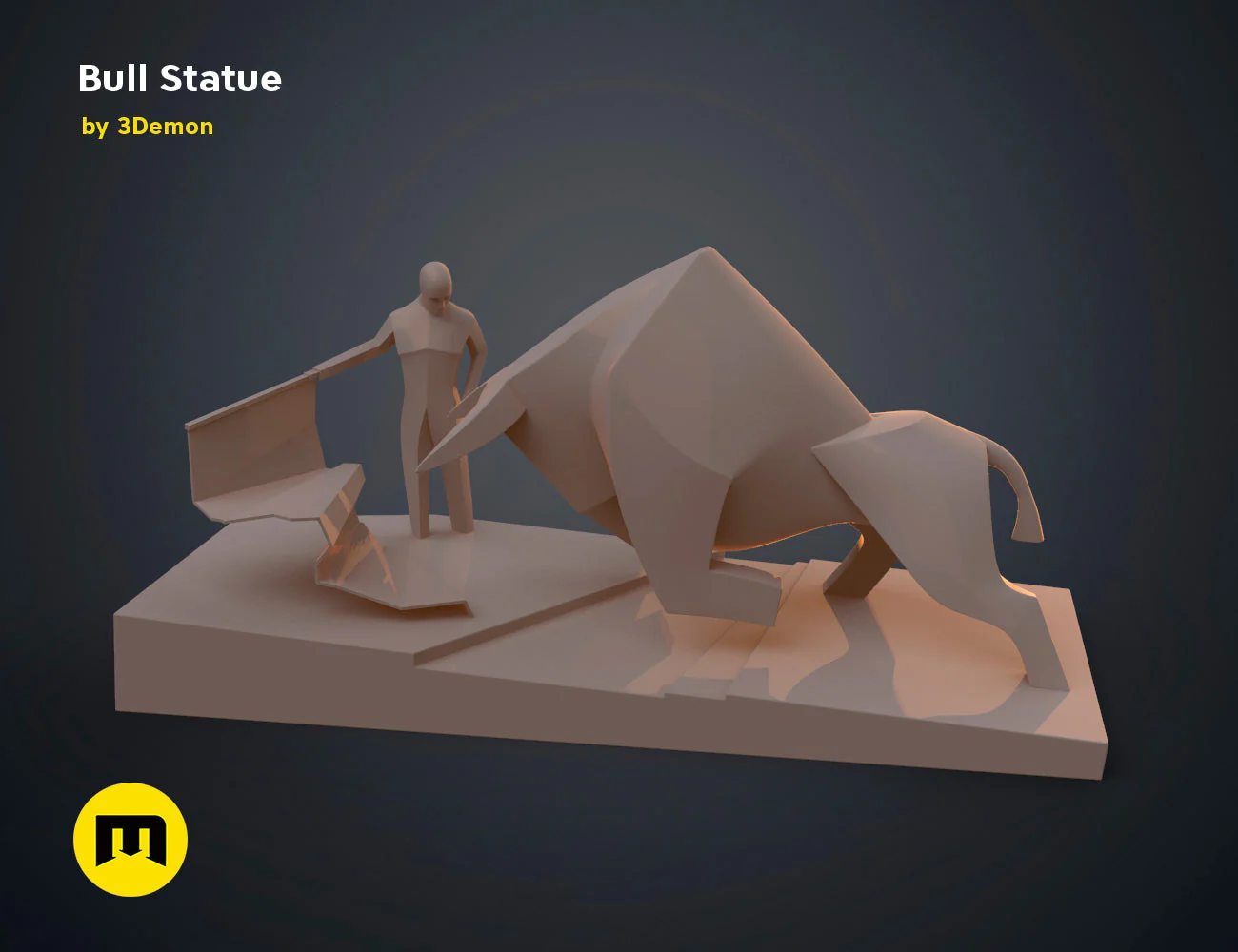 Dune Bull Statue - Bullfighter - Image 40