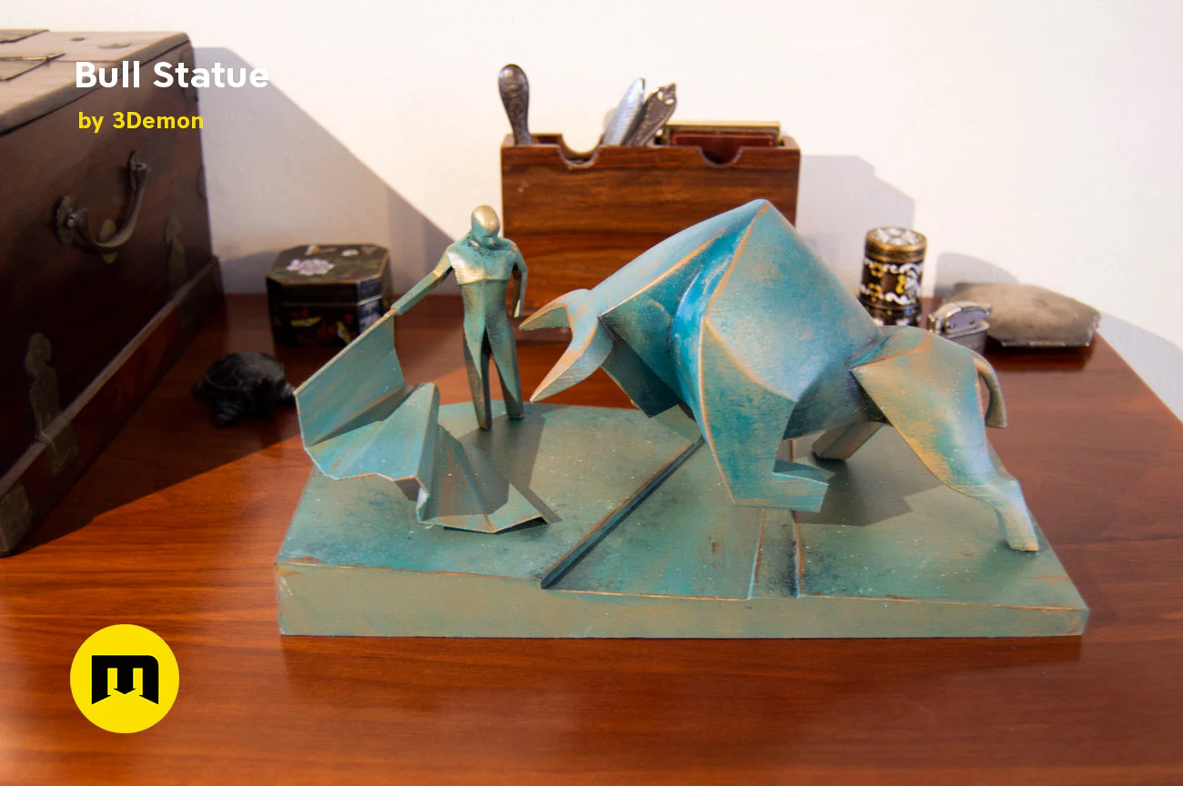 Dune Bull Statue - Bullfighter - Image 43