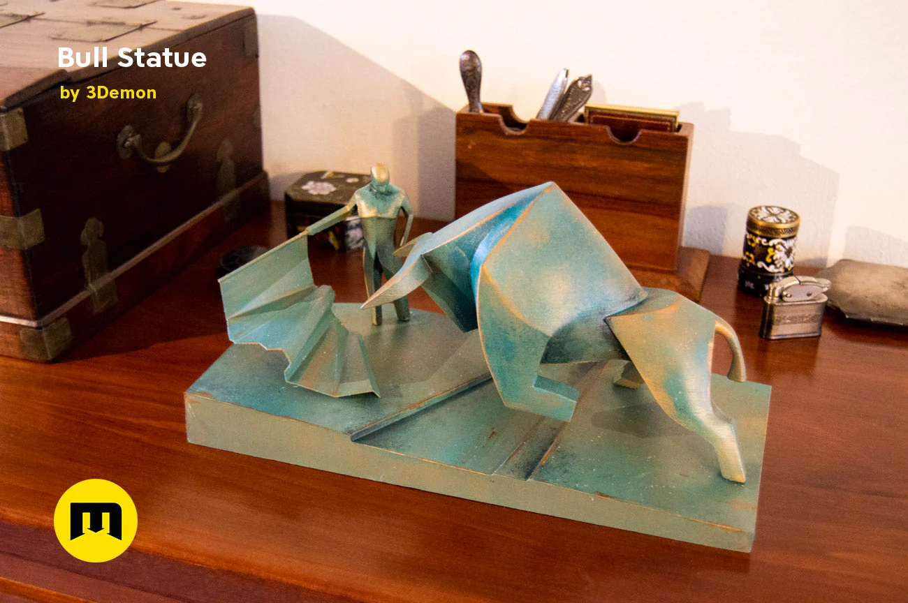Dune Bull Statue - Bullfighter - Image 5
