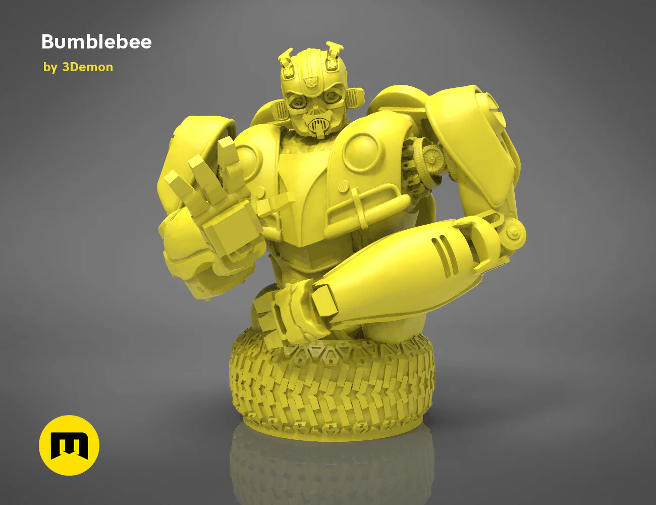 Bumblebee bust - Image 3