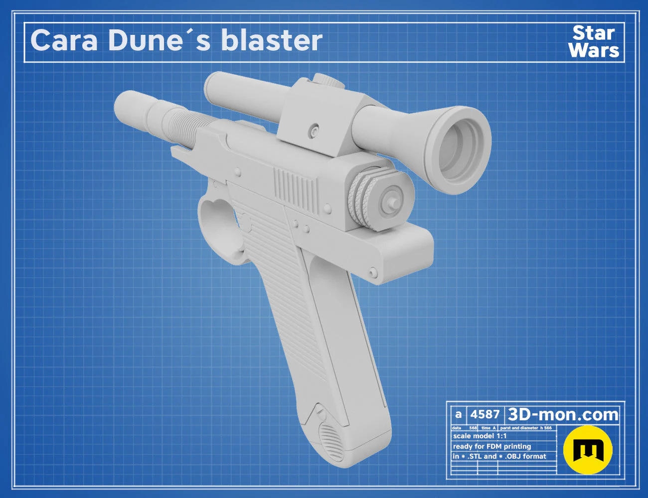 Cara Dune's Blaster - Image 5
