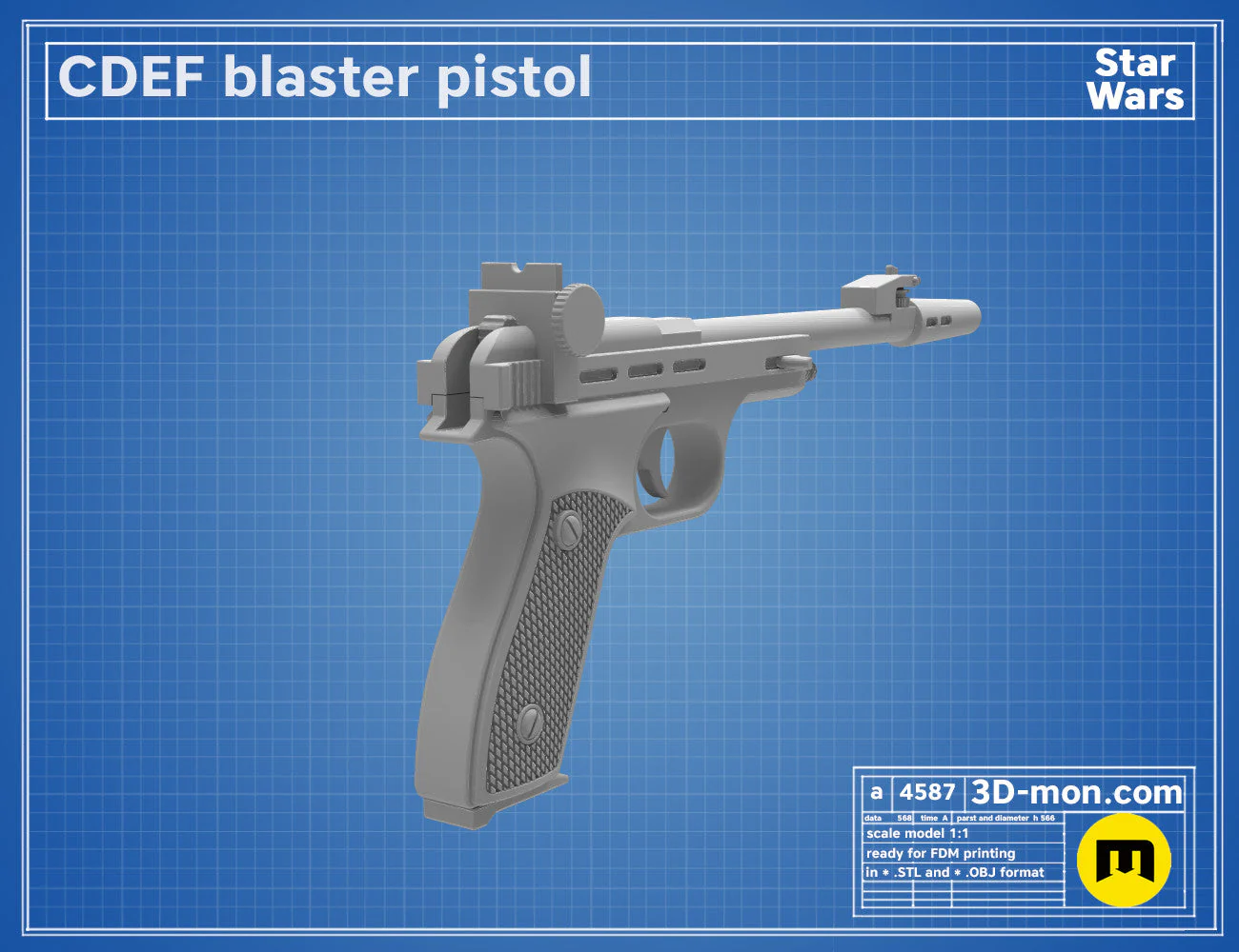 CDEF Blaster Pistol - Image 6