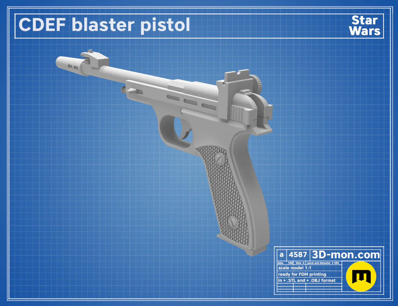 CDEF Blaster Pistol - Image 8