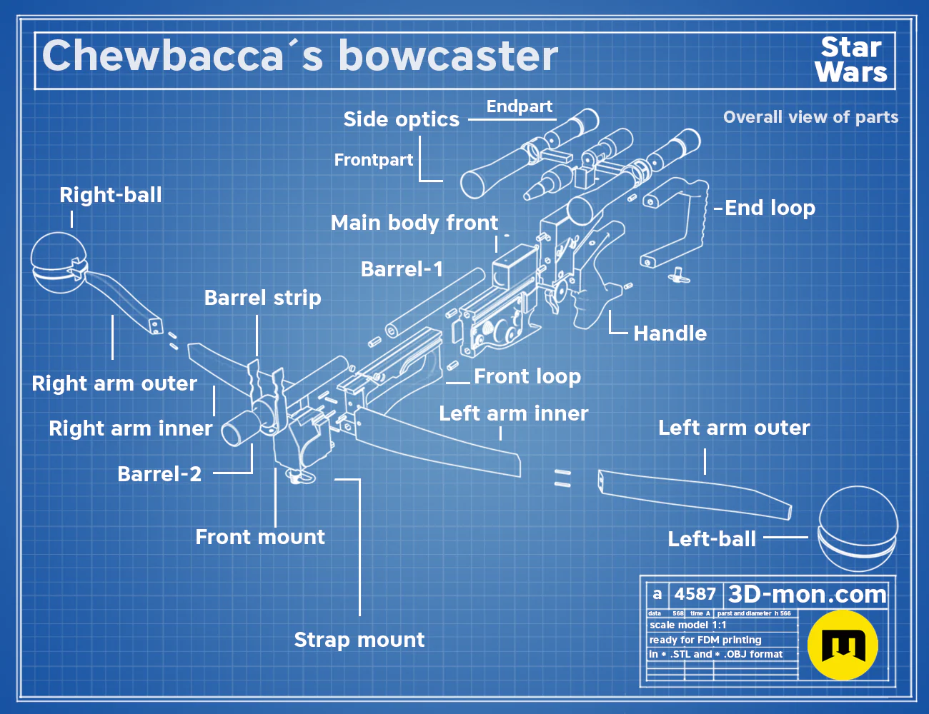 Chewbacca's bowcaster - Image 5