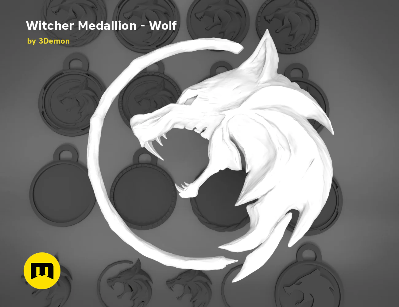 Geralt's Wolf Medalion — The Witcher - Image 8