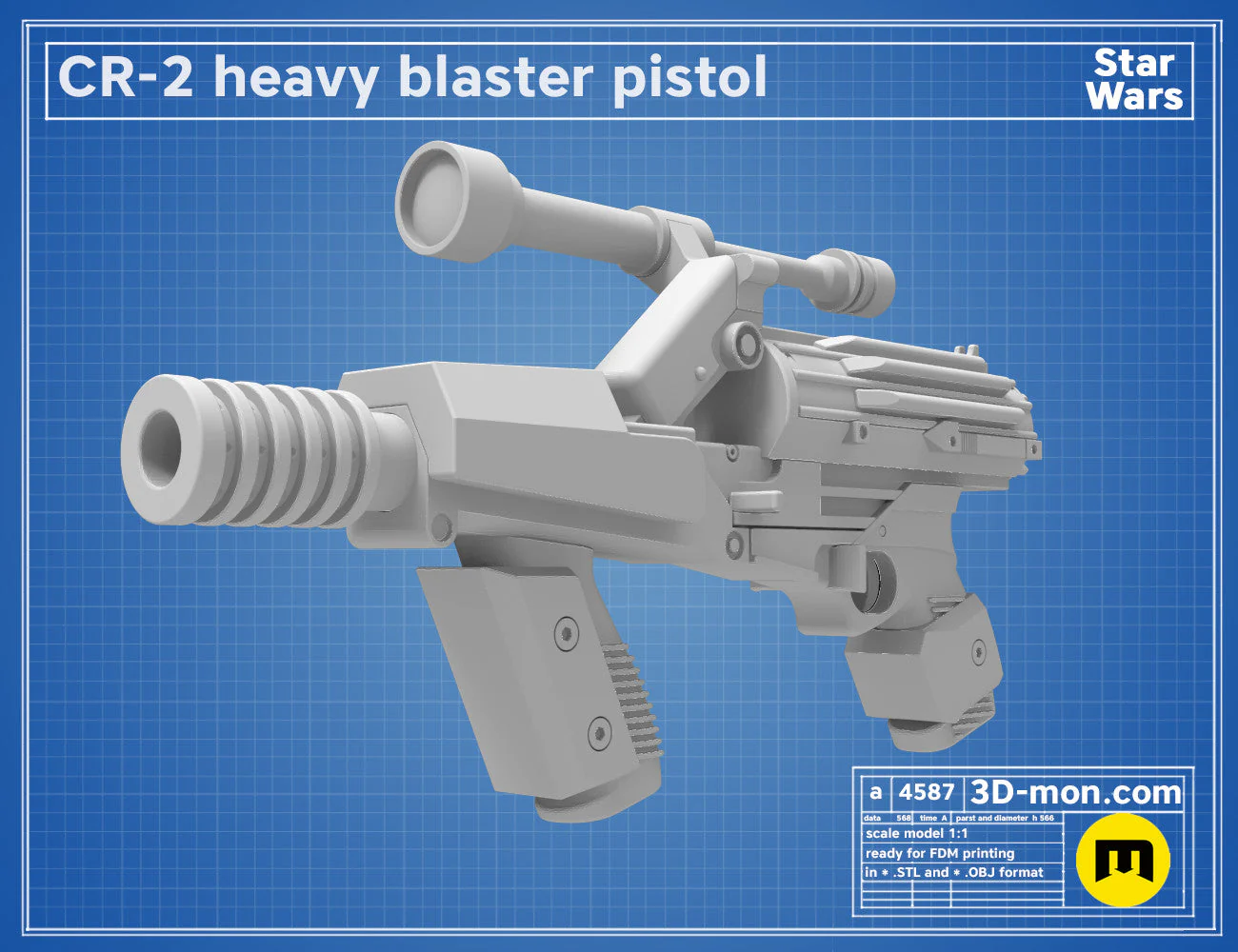 CR-2 Blaster Pistol - Image 3