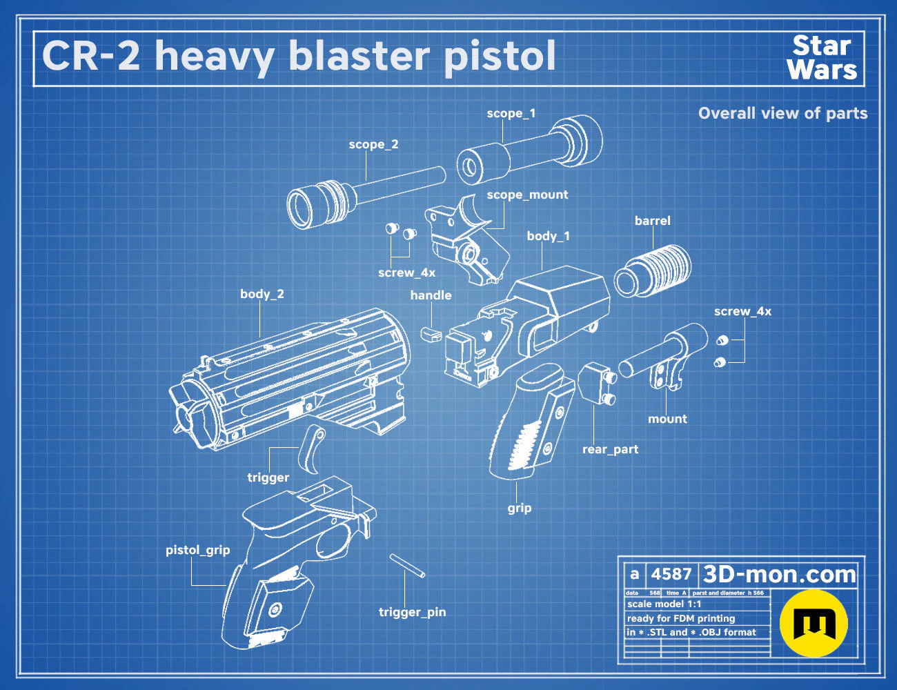 CR-2 Blaster Pistol - Image 4