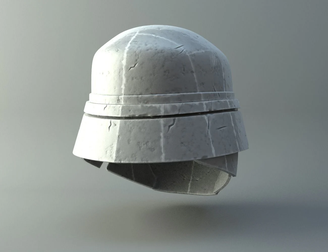 Damaged Heavy helmet - Knights of Ren - Star Wars universe - Image 2
