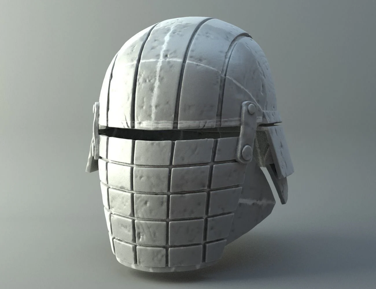 Damaged Rogue helmet - Knights of Ren - Star Wars universe