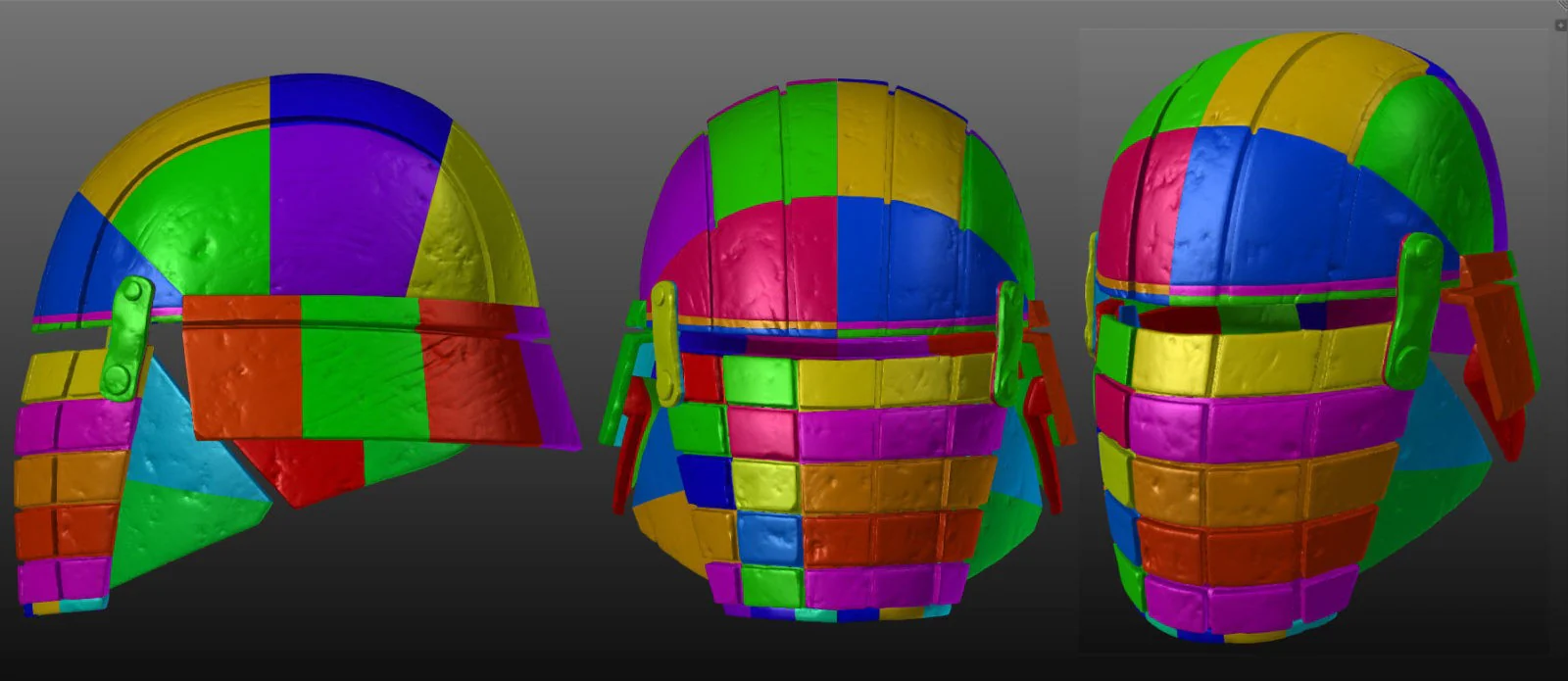 Damaged Rogue helmet - Knights of Ren - Star Wars universe - Image 3