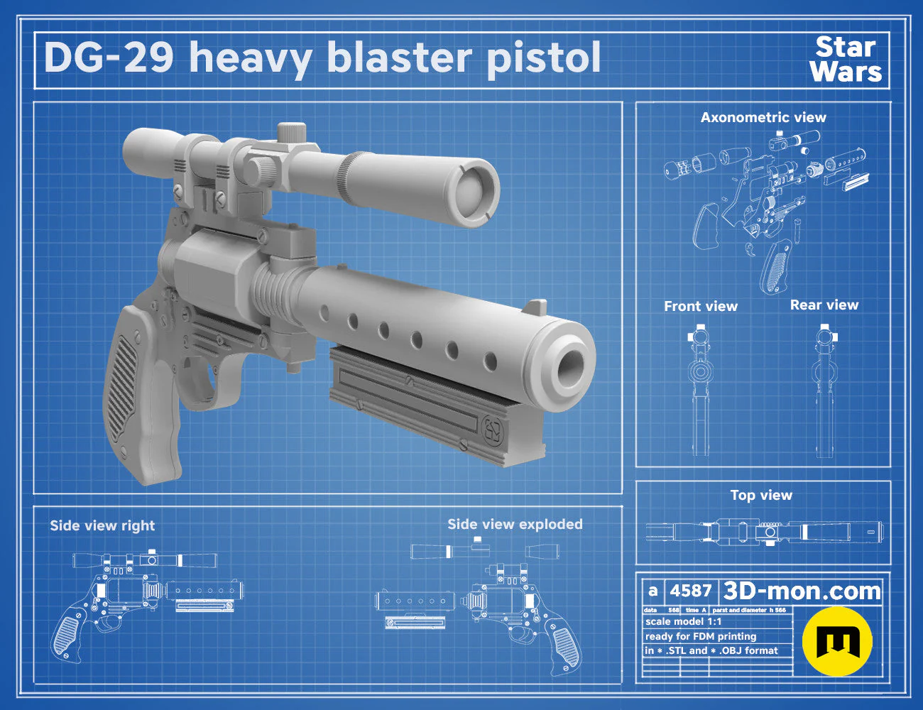 DG-29 Blaster Pistol - Image 2