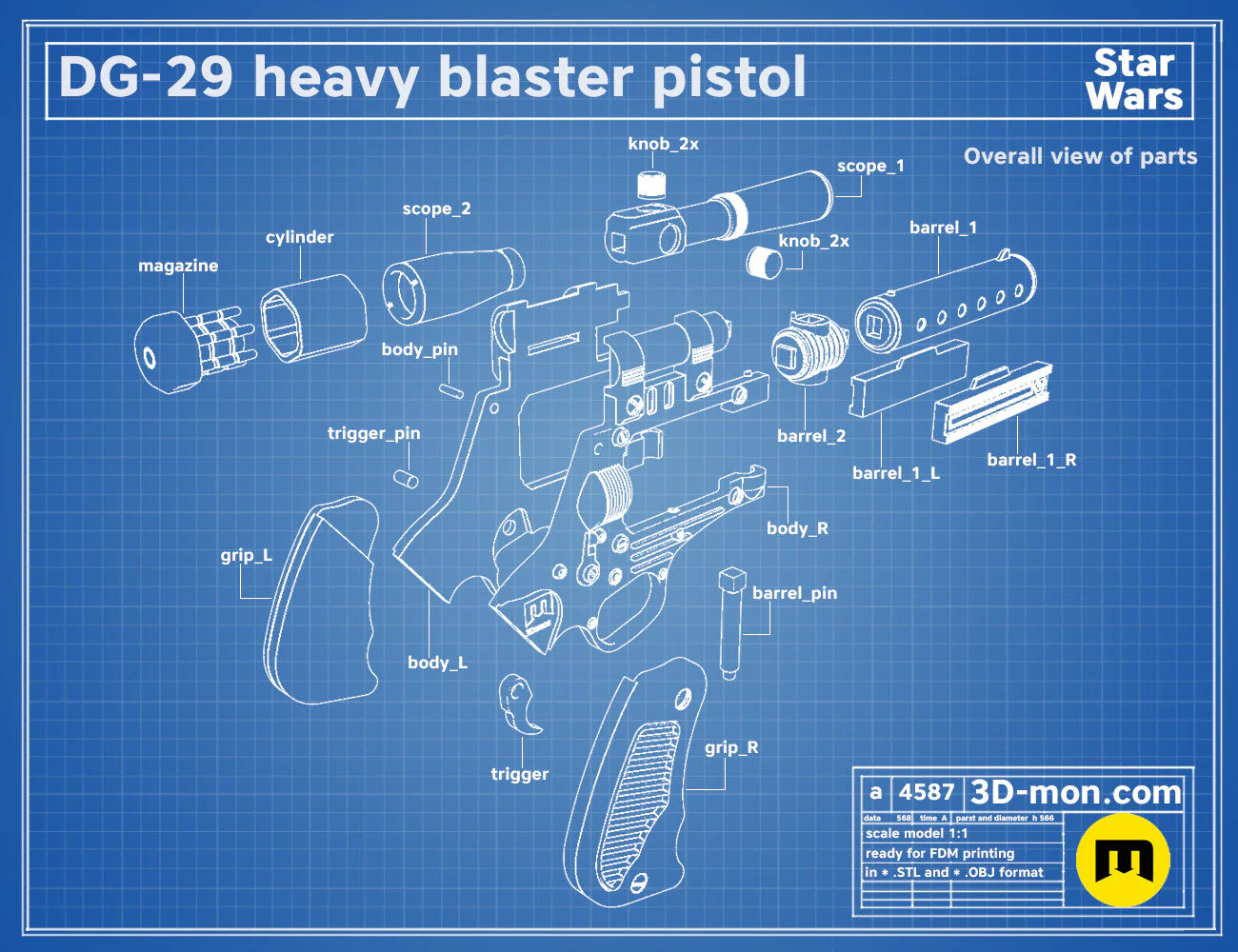 DG-29 Blaster Pistol - Image 3
