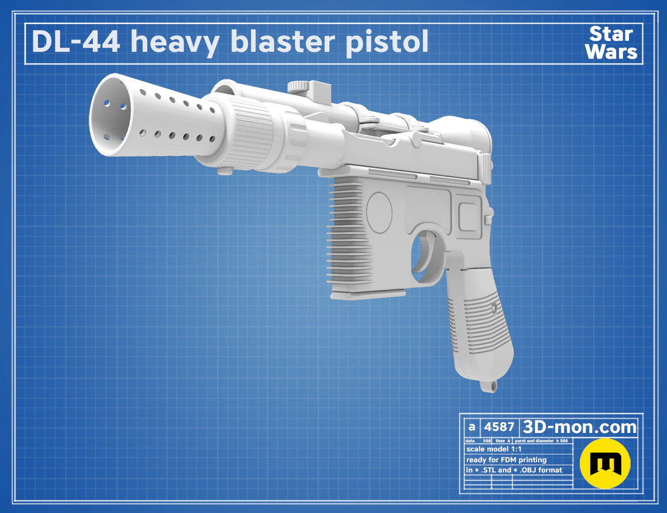 DL-44 Heavy Blaster Pistol
