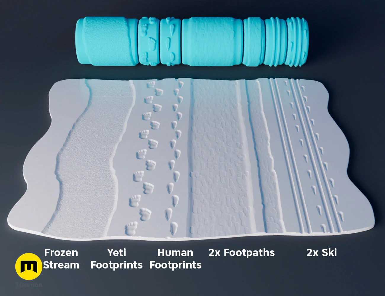DnD Terrain Rollers – Snow Landscape - Image 4