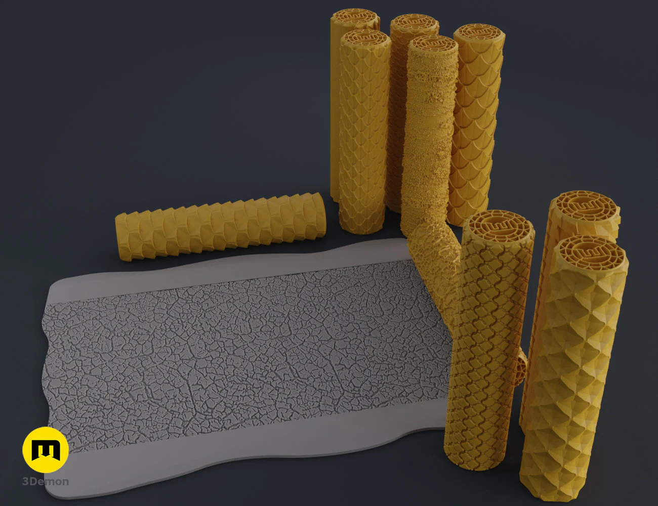 DnD Texture Rollers – Scales and armor - Image 3