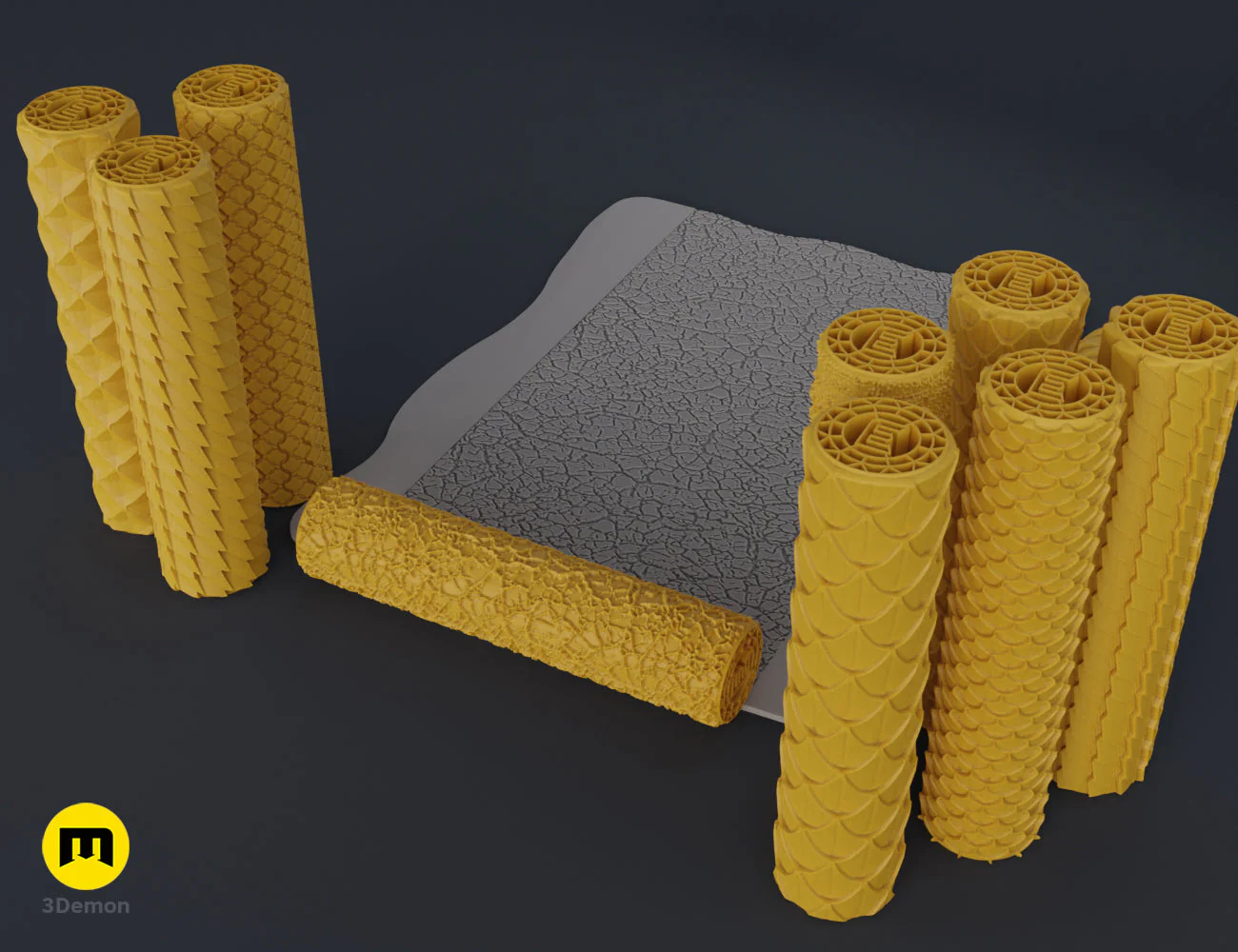 DnD Texture Rollers – Scales and armor - Image 4