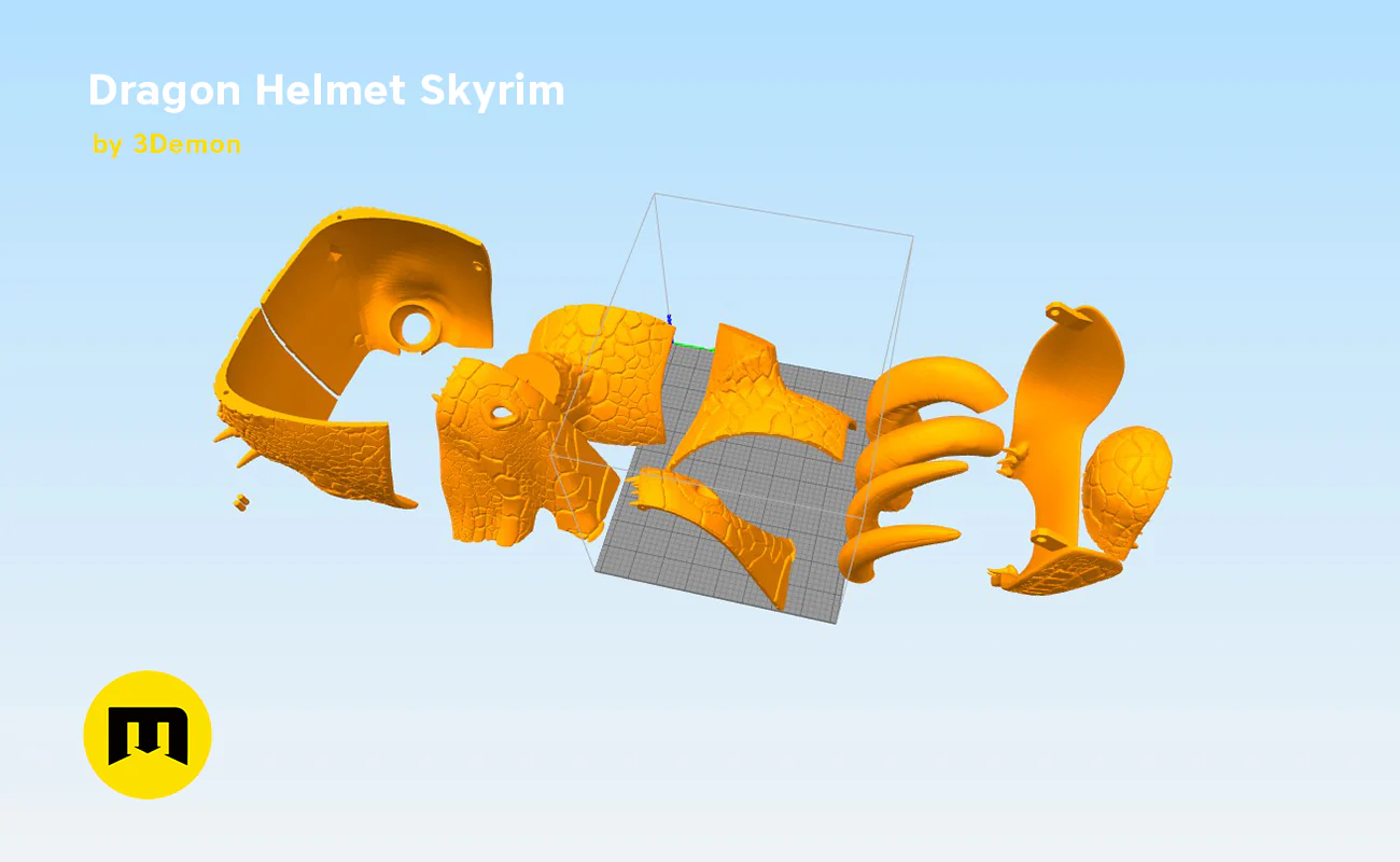 Dragon Helmet - Skyrim - Image 8