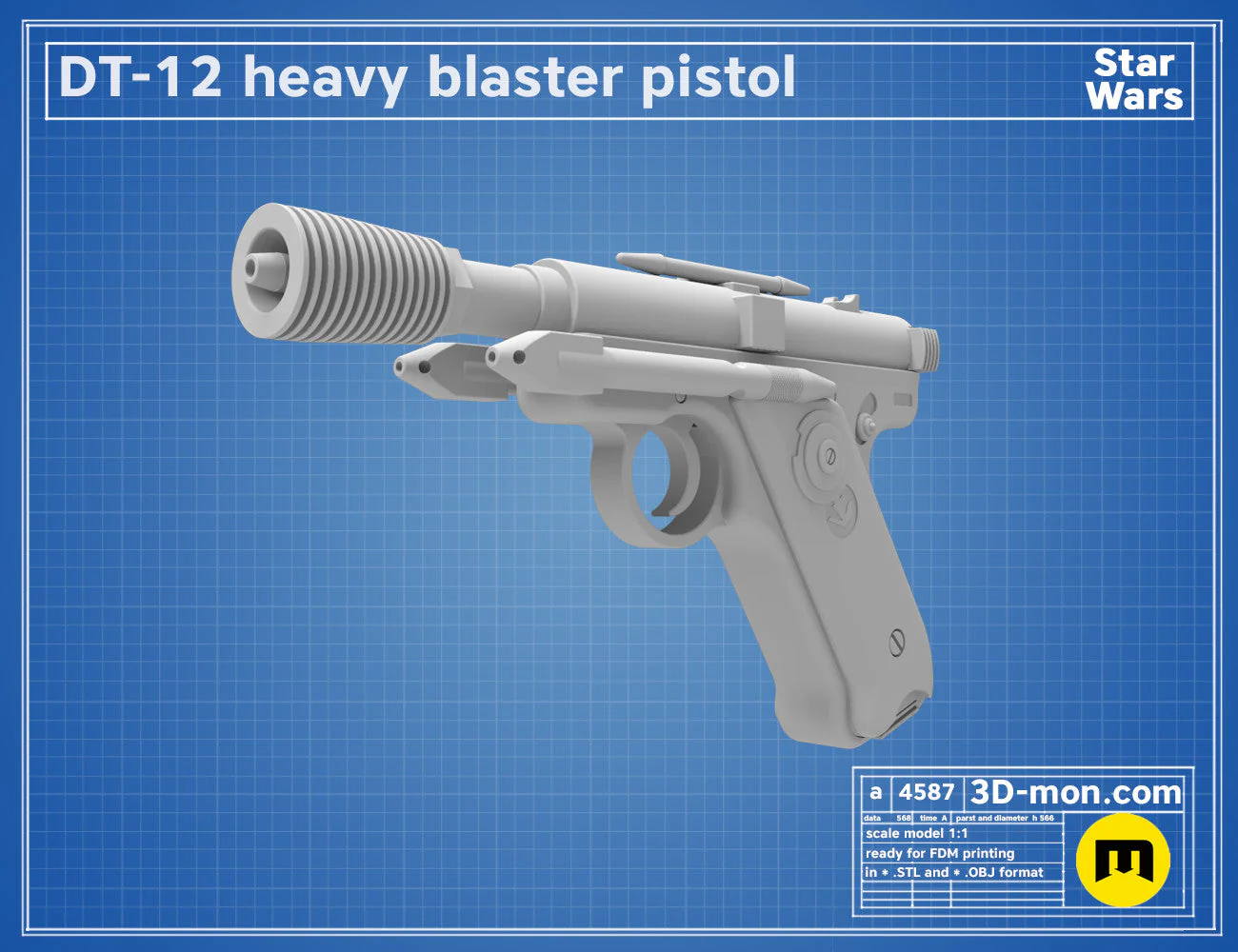 DT-12 Greedo Blaster - Image 3