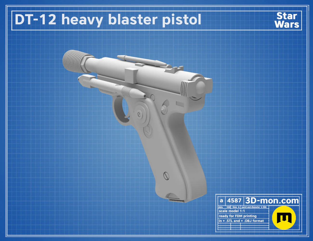 DT-12 Greedo Blaster - Image 8