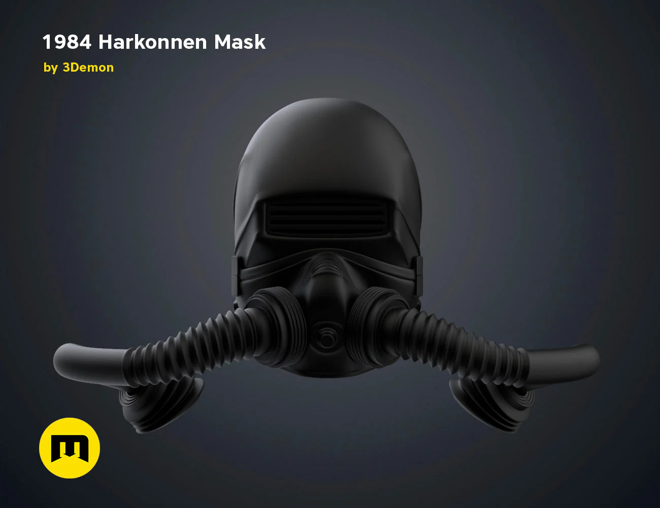 Dune 1984 Harkonnen Mask - Image 3