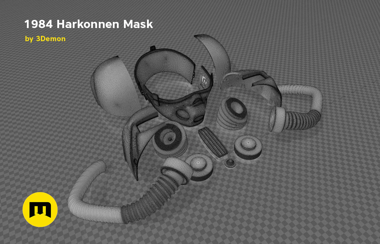 Dune 1984 Harkonnen Mask - Image 8